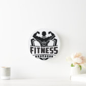 Fitness Motivation Graphic | Strong & Active Life Ronde Klok (Huis)