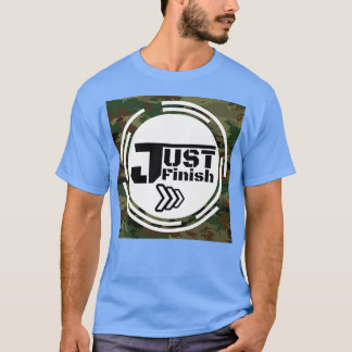 Fitness Motivation maakt de militaire salute af T-shirt