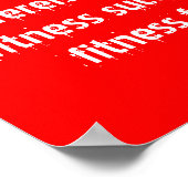 Fitness Motivation Poster (Hoek)