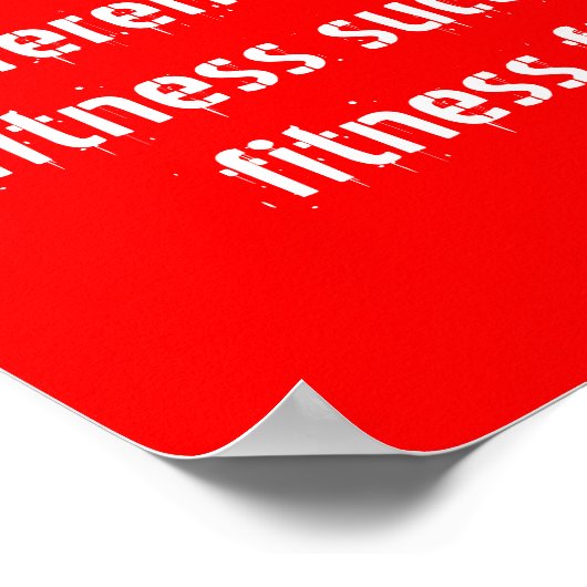 Fitness Motivation Poster (Hoek)