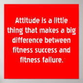 Fitness Motivation Poster (Voorkant)