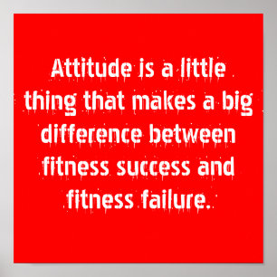 Fitness Motivation Poster