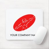 Fitness  Mousepad - Rood Muismat (Met muis)