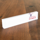 fitness naambordje (Zijkant)