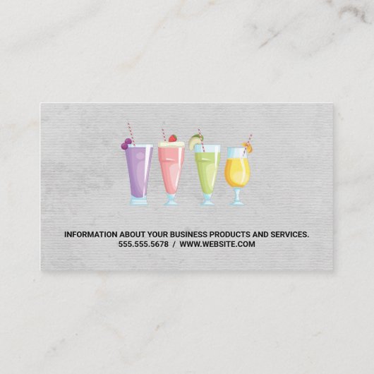 Fitness Nutrition | Vruchtvloed Afsprakenkaartje (Achterkant)