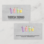 Fitness Nutrition | Vruchtvloed Afsprakenkaartje (Voorkant / Achterkant)