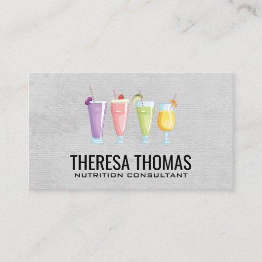 Fitness Nutrition | Vruchtvloed Afsprakenkaartje (Voorkant)