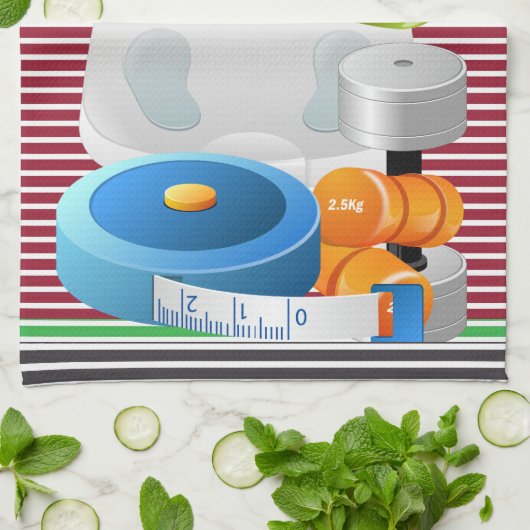 Fitness - Oefen IT - SRF Theedoek (Gevouwen)