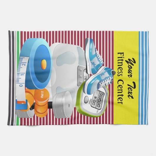 Fitness - Oefen IT - SRF Theedoek (Horizontaal)