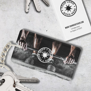 Fitness Oefening Gewichtheffer Personal Trainer Gy Sleutelhanger