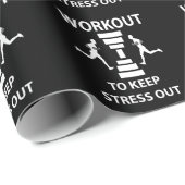 Fitness Oefening Gym Cadeaupapier (Rol Hoek)
