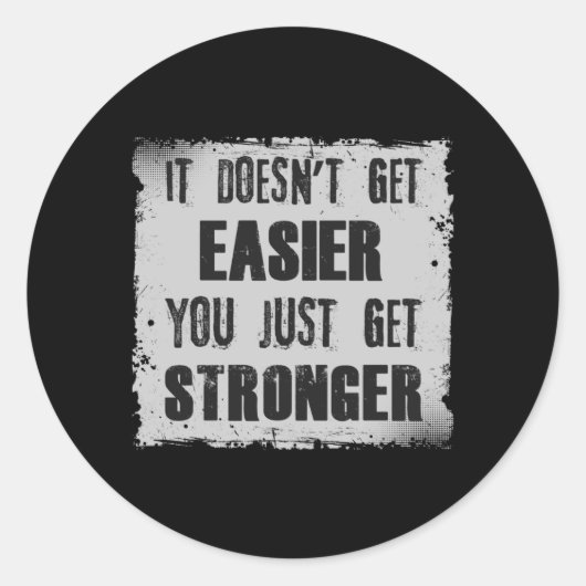 Fitness Oefening Gym Workout Sport Grappig geschen Ronde Sticker (Voorkant)