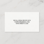 Fitness Oefeningen Logo Visitekaartje (Achterkant)