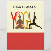 fitness oefent proefprojecten Yoga Modern Personal Flyer (Achterkant)