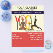 fitness oefent proefprojecten Yoga Modern Personal Flyer (Enkel)