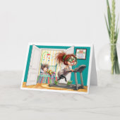 Fitness Oma of Moeder Kaart (Voorkant)