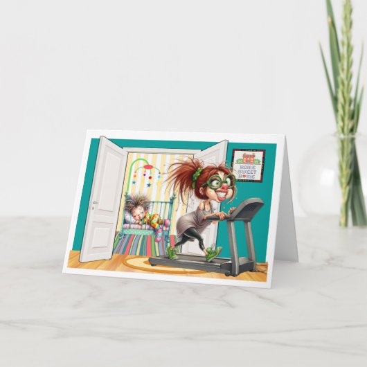 Fitness Oma of Moeder Kaart (Voorkant)