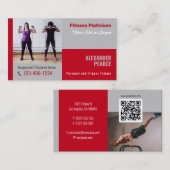 Fitness Personal Trainer | Actieve sport Visitekaartje (Voorkant / Achterkant)