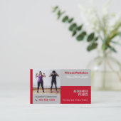 Fitness Personal Trainer | Actieve sport Visitekaartje (Staand voorkant)