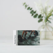 Fitness Personal Trainer | Actieve sport Visitekaartje (Staand voorkant)