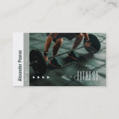 Fitness Personal Trainer | Actieve sport Visitekaartje (Voorkant)