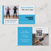 Fitness Personal Trainer | Actieve sport Visitekaartje (Voorkant / Achterkant)