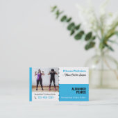 Fitness Personal Trainer | Actieve sport Visitekaartje (Staand voorkant)
