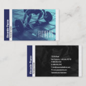 Fitness Personal Trainer | Actieve sport Visitekaartje (Voorkant / Achterkant)