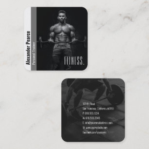 Fitness Personal Trainer   Actieve sportbedrijven  Vierkante Visitekaartje
