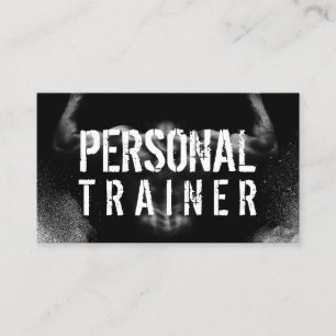 Fitness Personal Trainer Bodybuilder Professional Visitekaartje