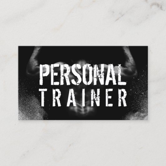 Fitness Personal Trainer Bodybuilder Professional Visitekaartje (Voorkant)