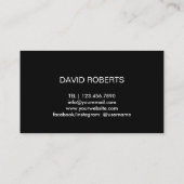 Fitness Personal Trainer Bodybuilder Visitekaartje (Achterkant)