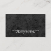 Fitness Personal Trainer Bodybuilding Modern Grijs Visitekaartje (Achterkant)