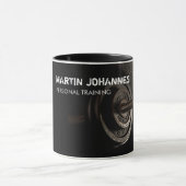 Fitness Personal Trainer Bodybuilding Modern Sharp Mok (Midden)