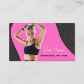 Fitness Personal Trainer Business Card Visitekaartje (Voorkant)