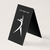 Fitness Personal Trainer Coach Modern design Visitekaartje (Achterkant)