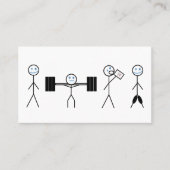 Fitness Personal Trainer Coach Visitekaartje (Voorkant)