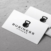 Fitness Personal Trainer Kettlebell Minimalist Visitekaartje