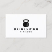 Fitness Personal Trainer Kettlebell Minimalist Visitekaartje (Voorkant)