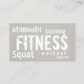 Fitness Personal Trainer Linnen Loyalty Punch (Voorkant)