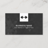 Fitness Personal Trainer Modern Geometrisch Visitekaartje (Voorkant)