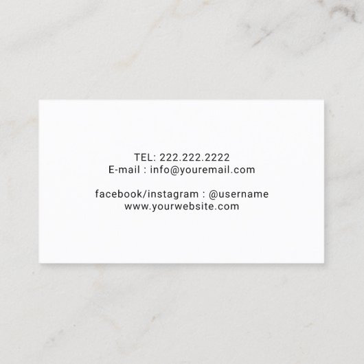 Fitness Personal Trainer Moderne metalen achtergro Visitekaartje (Achterkant)