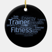 Fitness/Personal Trainer Ornament (Achterkant)