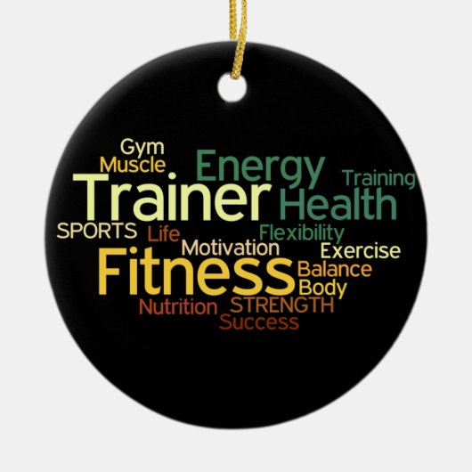 Fitness/Personal Trainer Ornament (Voorkant)