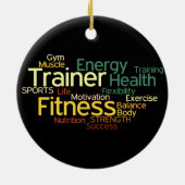 Fitness/Personal Trainer Ornament (Achterkant)