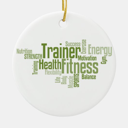 Fitness/Personal Trainer Ornament (Voorkant)