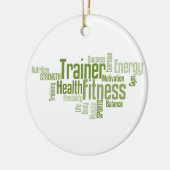 Fitness/Personal Trainer Ornament (Links)