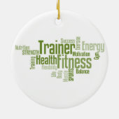 Fitness/Personal Trainer Ornament (Achterkant)