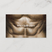 Fitness Personal Trainer Sterke Body Bodybuilder Visitekaartje (Voorkant)