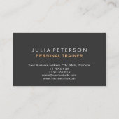 Fitness Personal Trainer Visitekaartje (Achterkant)